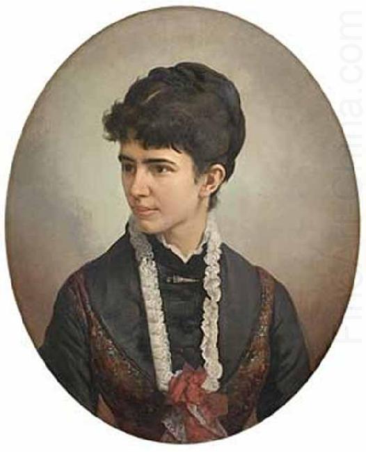 Portrait of a woman, Victor Meirelles